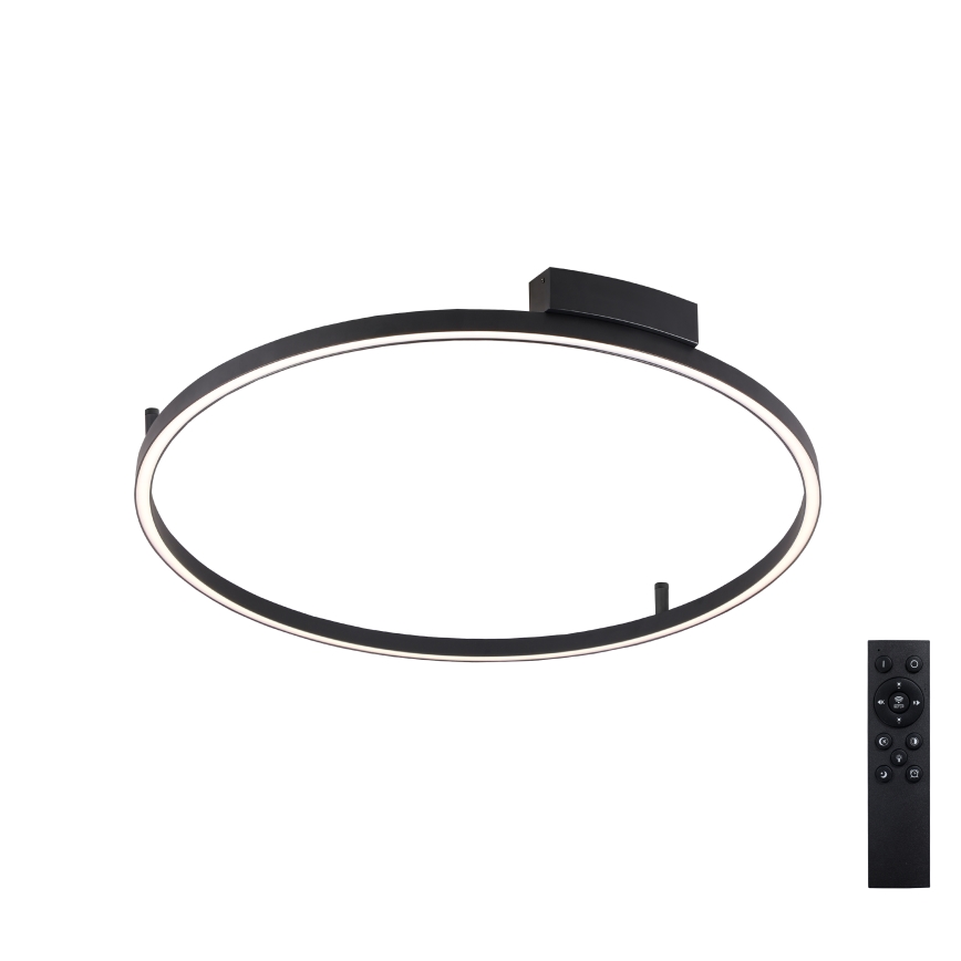 Brilagi - ściemnialna lampa sufitowa PORTOFINO LED/60W/230V 3000-6000K śr. 80 cm czarna + pilot zdalnego sterowania