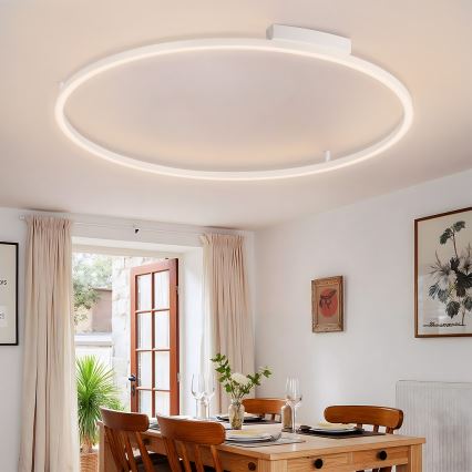 BRILAGI - LED ściemnialna lampa sufitowa PORTOFINO LED/85W/230V 3000-6000K śr. 120 cm biała + pilot zdalnego sterowania