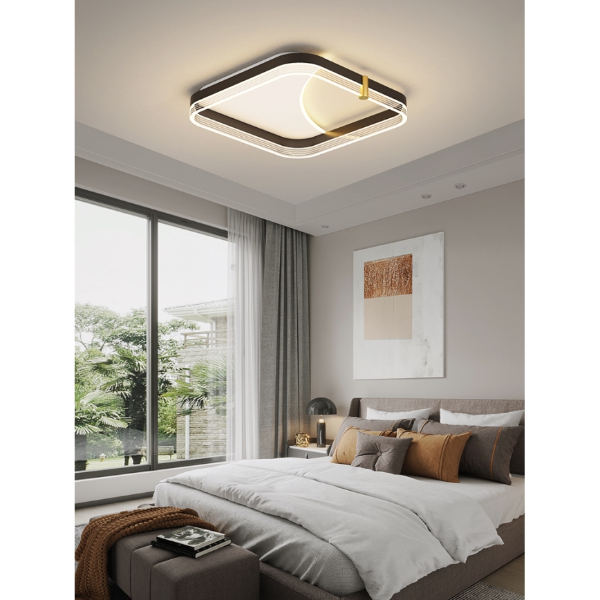 Brilagi - Ściemnialna oprawa sufitowa LED SIRELI LED/56W/230V 3000-6000K 40x40 cm + zdalne sterowanie