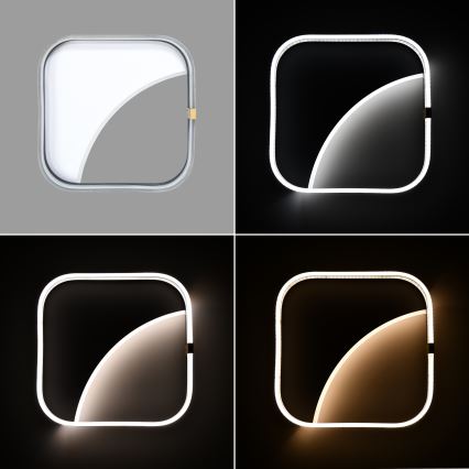 Brilagi - Ściemnialna oprawa sufitowa LED SIRELI LED/56W/230V 3000-6000K 40x40 cm + zdalne sterowanie