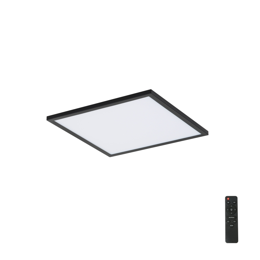 Brilagi - LED ściemnialna oprawa sufitowa SLIMFRAME LED/25W/230V 30x30 cm 3000-6000K czarna + pilot zdalnego sterowania