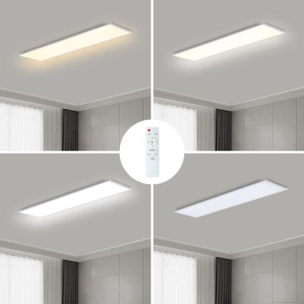 Brilagi - ściemnialna oprawa sufitowa LED SLIMFRAME LED/58W/230V 120x30 cm 3000-6000K biała + zdalne sterowanie