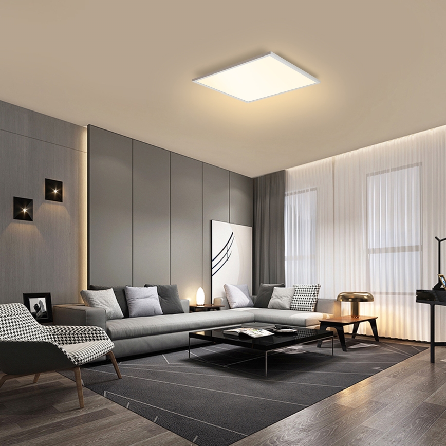Brilagi - Ściemnialna oprawa sufitowa LED SLIMFRAME LED/58W/230V 60x60 cm 3000-6000K biała + pilot zdalnego sterowania