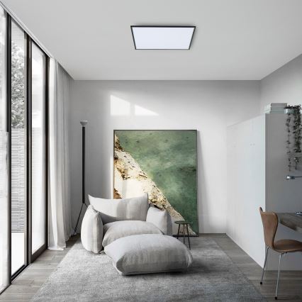 Brilagi - Ściemnialna oprawa sufitowa LED SLIMFRAME LED/58W/230V 60x60 cm 3000-6000K czarna + pilot zdalnego sterowania