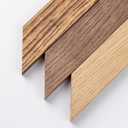 Brilagi - LED ściemnialna lampa sufitowa SLIMFRAME WOOD LED/58W/230V 124x33,7 cm 3000-6000K brązowa + pilot zdalnego sterowania