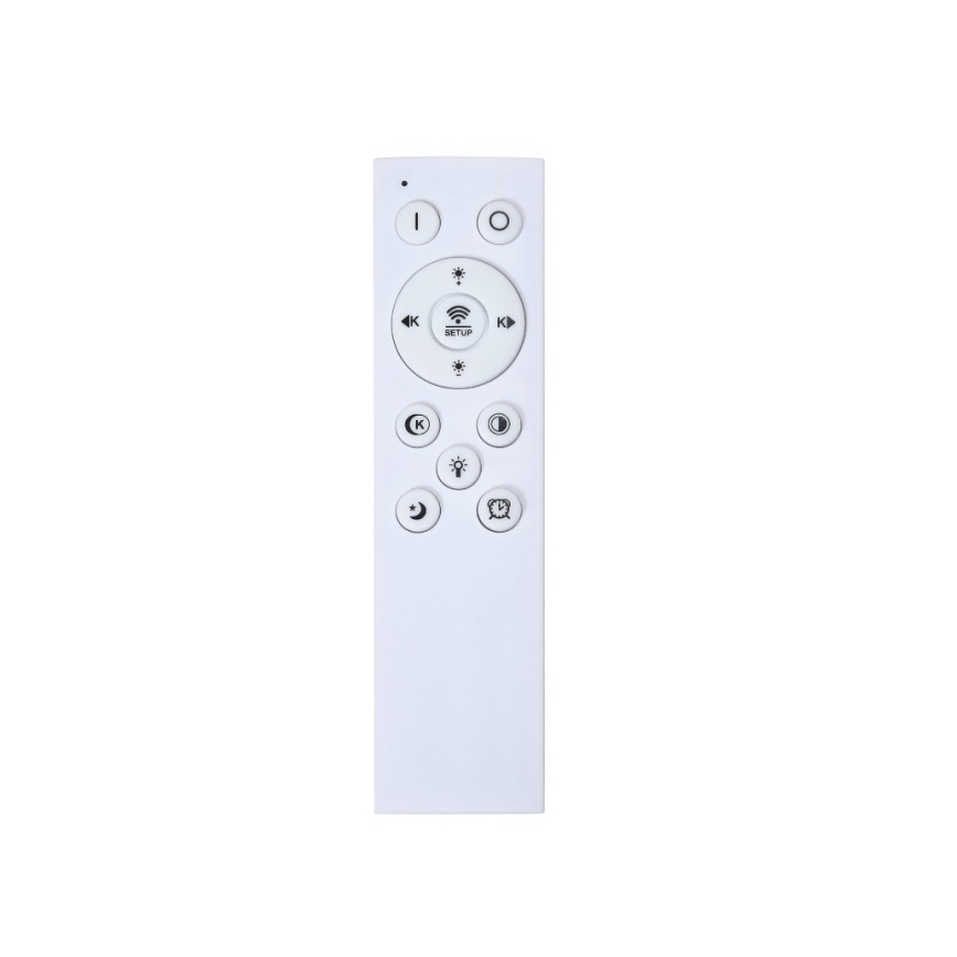 Brilagi - LED ściemnialna lampa sufitowa SLIMFRAME WOOD LED/58W/230V 124x33,7 cm 3000-6000K brązowa + pilot zdalnego sterowania