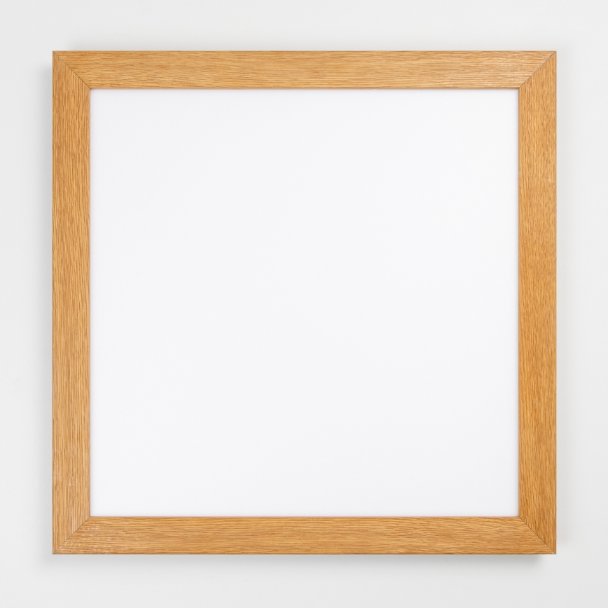 Brilagi - Ściemnialna lampa sufitowa LED SLIMFRAME WOOD LED/58W/230V 64x64 cm 3000-6000K brązowa + pilot zdalnego sterowania