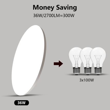 Brilagi - Ściemnialna oprawa LED SMART STARS LED/36W/230V śr. 48 cm 2700-6500K Wi-Fi Tuya + pilot zdalnego sterowania