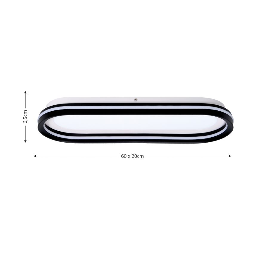 Brilagi - LED Ściemnialna oprawa sufitowa TRIVARO LED/85W/230V 3000-6000K 20x60 cm + zdalne sterowanie
