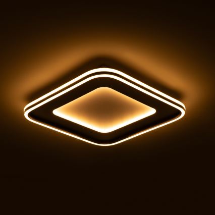 Brilagi - LED ściemnialna oprawa sufitowa TRIVARO LED/88W/230V 3000-6000K 40x40 cm + pilot zdalnego sterowania