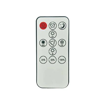 Brilagi - Ściemnialna oprawa sufitowa ULTRA SLIM LED/18W/230V 2700-6500K 30x30 cm biała + pilot zdalnego sterowania