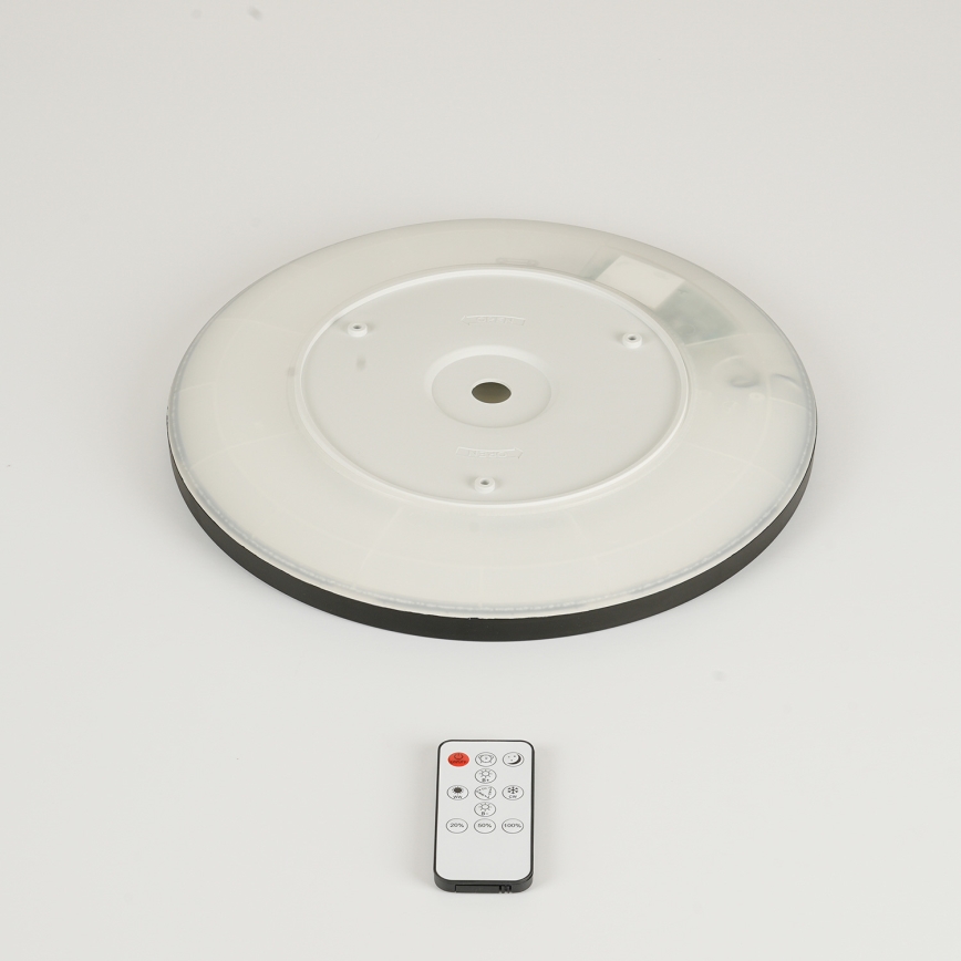 Brilagi - Oprawa sufitowa LED ściemnialna ULTRA SLIM 18W/230V 2700–6500K Ø 30 cm czarna + pilot