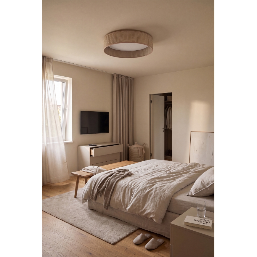 Brilagi - LED ściemnialna oprawa sufitowa VELVET SMART VARI LED/36W/230V 3000-6500K śr. 55 cm beżowa + pilot zdalnego sterowania
