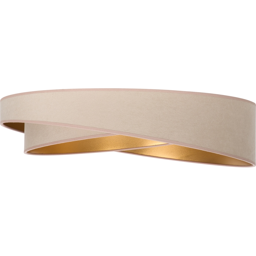 BRILAGI - ściemnialna oprawa sufitowa LED VELVET TWIST LED/36W/230V 3000-6000K Ø 65 cm Wi-Fi Tuya Beacon beżowa/złota + pilot zdalnego sterowania