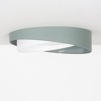 BRILAGI - LED ściemnialna oprawa sufitowa VELVET TWIST LED/36W/230V 3000-6000K śr. 65 cm Wi-Fi Tuya Beacon zielony/biały + pilot zdalnego sterowania