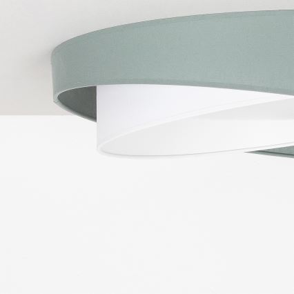 BRILAGI - LED ściemnialna oprawa sufitowa VELVET TWIST LED/36W/230V 3000-6000K śr. 65 cm Wi-Fi Tuya Beacon zielony/biały + pilot zdalnego sterowania