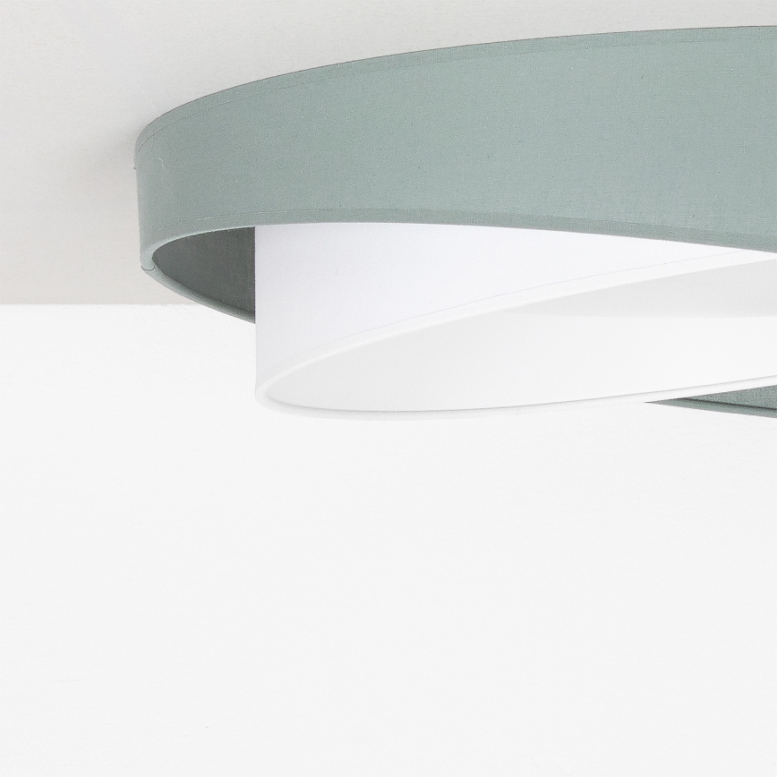 BRILAGI - LED ściemnialna oprawa sufitowa VELVET TWIST LED/36W/230V 3000-6000K śr. 65 cm Wi-Fi Tuya Beacon zielony/biały + pilot zdalnego sterowania