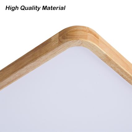 Brilagi - Ściemniwalna lampa sufitowa WOODLINE SQUARE LED/80W/230V 3000-6000K dąb 60x60 cm + pilot zdalnego sterowania