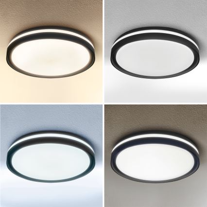 Brilagi - ściemnialna oprawa sufitowa LED NAOMI LED/48W/230V 3000-6500K śr. 39 cm czarna + pilot zdalnego sterowania