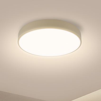 Brilagi - Ściemnialna lampa sufitowa LED POOL LED/36W/230V 3000-6000K śr. 30 cm beżowa + pilot zdalnego sterowania
