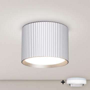 Brilagi - ściemnialna oprawa punktowa LED RGB+CCT STRIPY 1xGX53/14W/230V 2700-6500K Wi-Fi Tuya srebrna