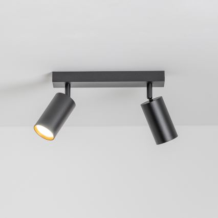 Brilagi - LED RGBW ściemnialna oprawa punktowa SELE 2xGU10/4,8W/230V 3000K czarna/złota + pilot zdalnego sterowania