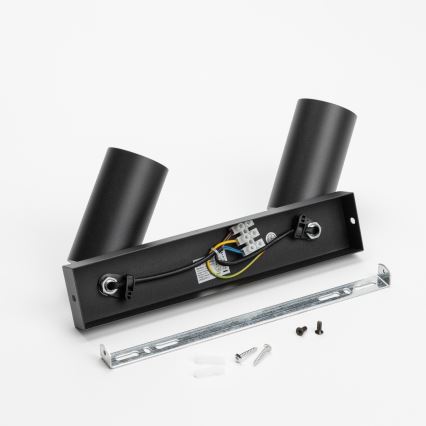 Brilagi - LED RGBW ściemnialna oprawa punktowa SELE 2xGU10/4,8W/230V 3000K czarna/złota + pilot zdalnego sterowania