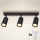 Brilagi - ściemnialna oprawa punktowa LED RGBW SELE 3x GU10/4,8W/230V 3000K czarna + pilot zdalnego sterowania