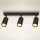 Brilagi - Ściemnialna oprawa punktowa LED RGBW SELE 3xGU10/6,5W/230V 2700-6500K czarna/złota