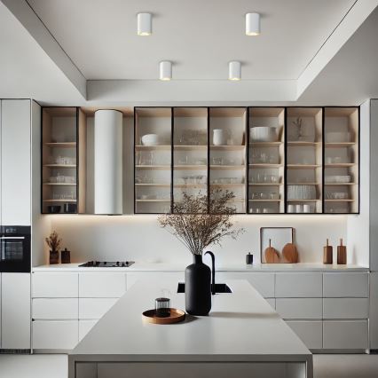 Brilagi - LED RGBW ściemnialna oprawa punktowa TRINE 1xGU10/30W/230V 2700-6500K Wi-Fi biały/złoty