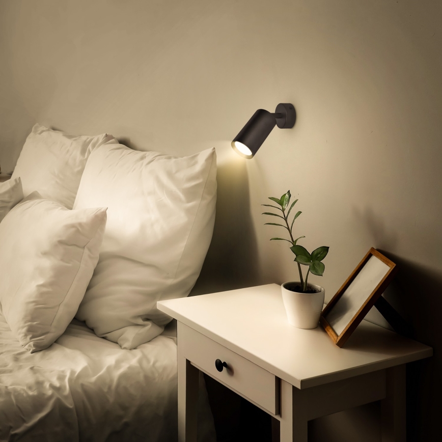 Brilagi - LED RGBW ściemnialna oprawa punktowa SELE 1xGU10/4,8W/230V 3000K czarna + pilot zdalnego sterowania