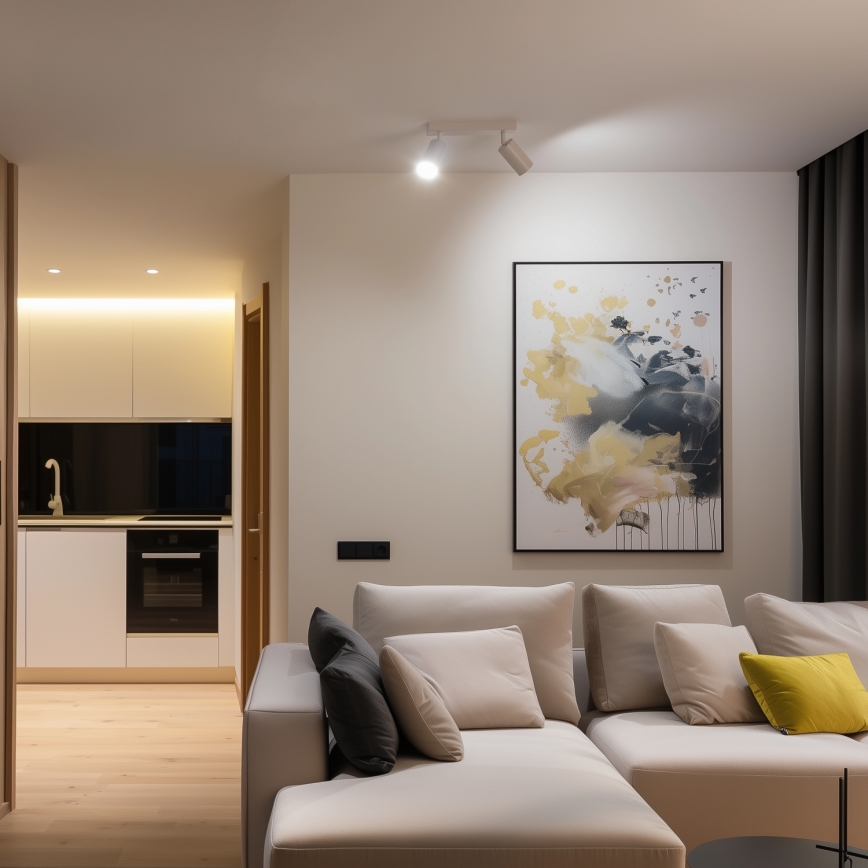 Brilagi - Ściemnialna oprawa punktowa LED RGBW SELE 2xGU10/6,5W/230V 2700-6500K biała