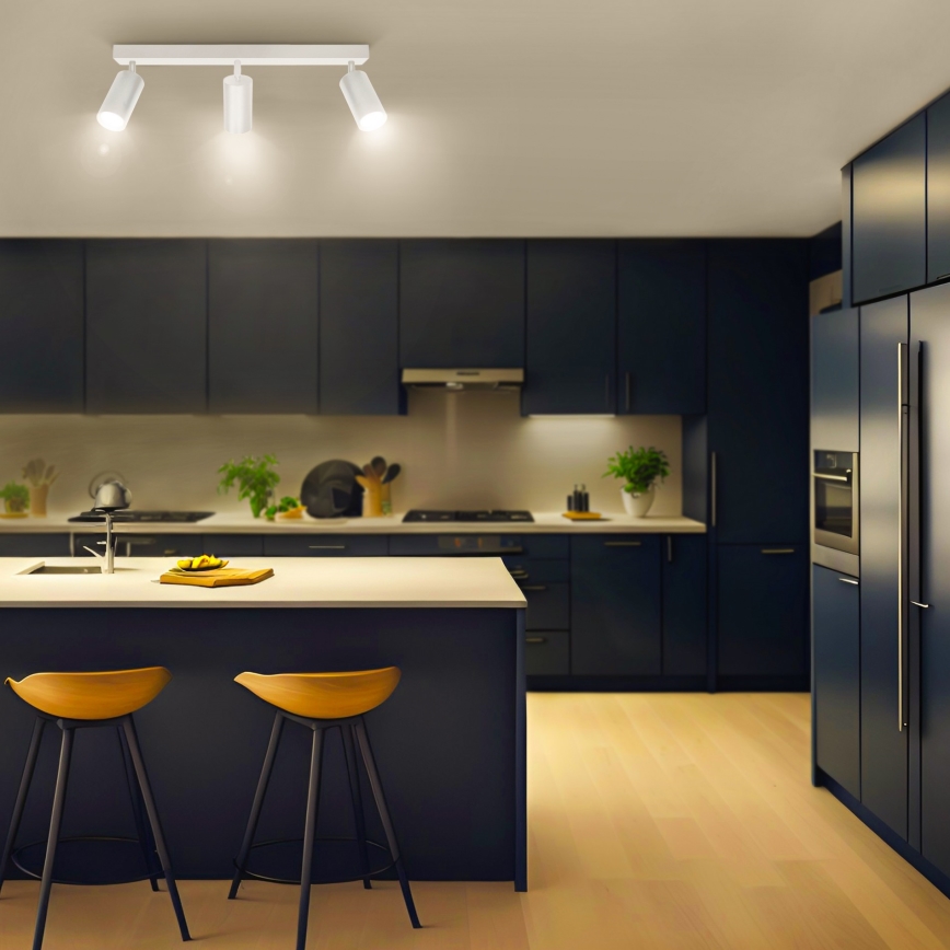 Brilagi - LED RGBW ściemnialna oprawa punktowa SELE 3xGU10/6W/230V 3000K biała