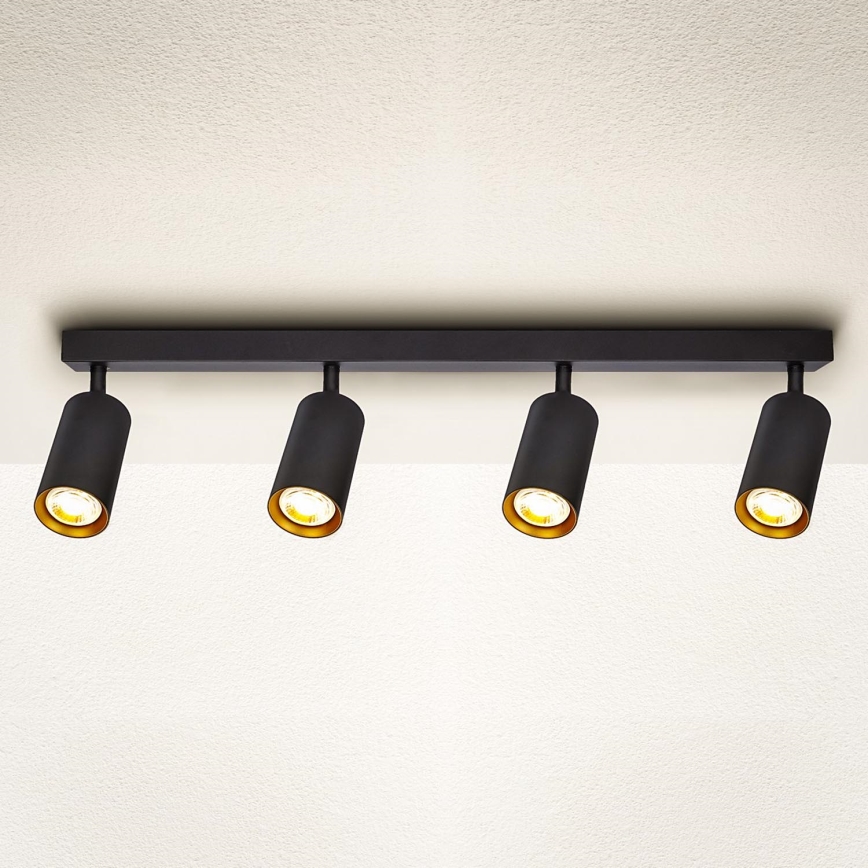 Brilagi - Ściemnialna oprawa punktowa LED SELE 4xGU10/6,5W/230V 2700-6500K czarny/złoty