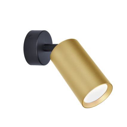 Brilagi - LED RGBW ściemnialna oprawa punktowa SELE GOLDEN 1xGU10/4,8W/230V 3000K czarny/złoty + zdalne sterowanie