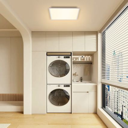 Brilagi - ściemnialna oprawa sufitowa LED SLIMFRAME LED/58W/230V 60x60 cm 3000-6000K biała + pilot zdalnego sterowania