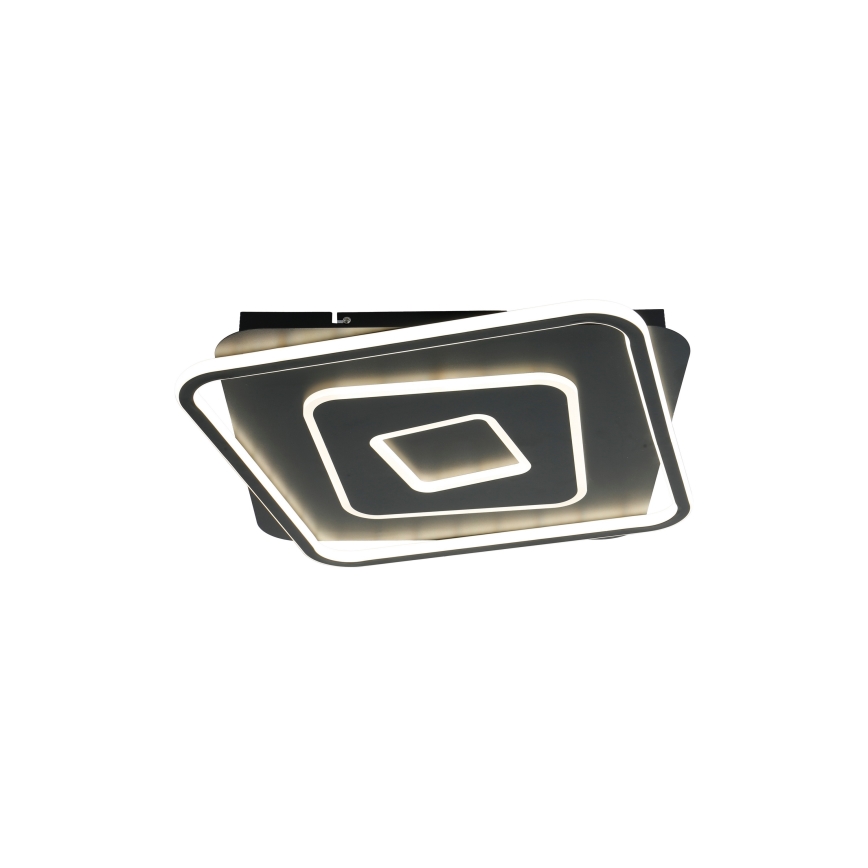Brilagi - LED ściemnialna lampa sufitowa IRIS LED/98W/230V 3000-6000K 50x50 cm czarna + pilot zdalnego sterowania