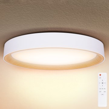 Brilagi - ściemnialna oprawa sufitowa LARIOS LED/72W/230V 3000-6500K biała śr. 59 cm + pilot zdalnego sterowania