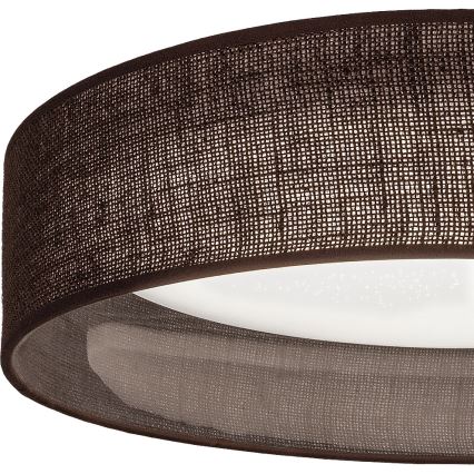 BRILAGI - Ściemnialna lampa sufitowa LED VELVET SMARTIX STARS LED/36W/230V 3000-6000K Ø 55 cm brązowa Wi-Fi Tuya Beacon + pilot zdalnego sterowania