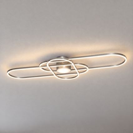 BRILAGI - LED Ściemnialna lampa sufitowa APOLLO LED/58W/230V 3000-6500K 43,2x101,2 cm matowy chrom + pilot zdalnego sterowania