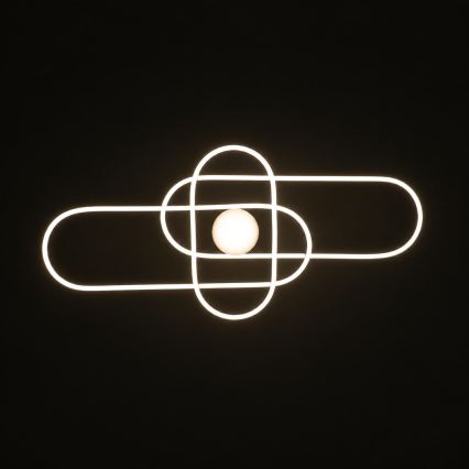 BRILAGI - LED Ściemnialna lampa sufitowa APOLLO LED/58W/230V 3000-6500K 43,2x101,2 cm matowy chrom + pilot zdalnego sterowania