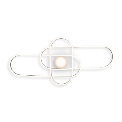 BRILAGI - LED Ściemnialna lampa sufitowa APOLLO LED/58W/230V 3000-6500K 43,2x101,2 cm matowy chrom + pilot zdalnego sterowania