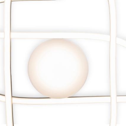 BRILAGI - LED Ściemnialna lampa sufitowa APOLLO LED/58W/230V 3000-6500K 43,2x101,2 cm matowy chrom + pilot zdalnego sterowania