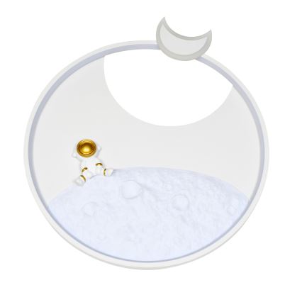 Brilagi - LED ściemniana lampa sufitowa dla dzieci ASTRO LED/20W/230V Ø 50 cm 3000-6000K astronauta + pilot zdalnego sterowania