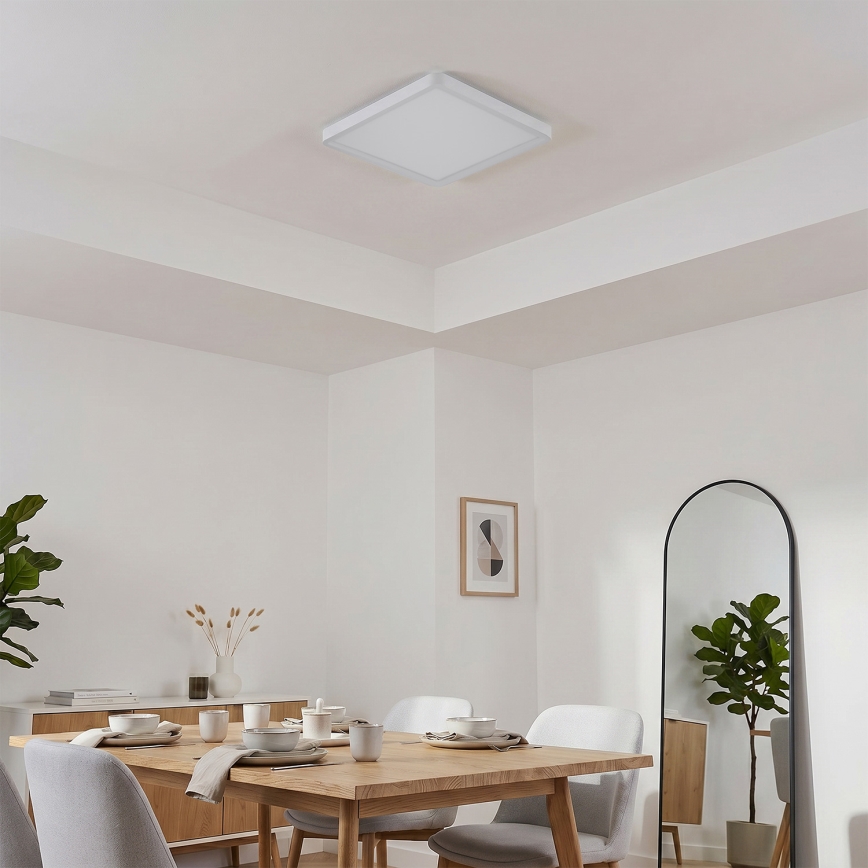 Brilagi - Ściemnialna oprawa sufitowa LED ESTELA SQUARE LED/36W/230V 3000-6500K 31x31 cm biała + zdalne sterowanie