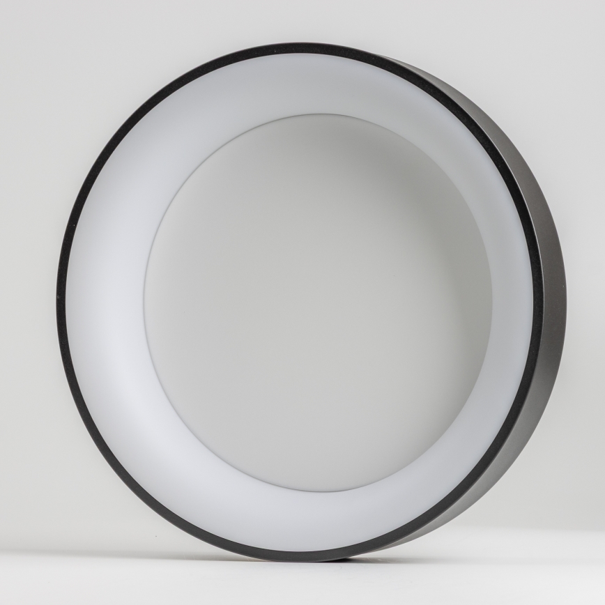 Brilagi - ściemnialna oprawa sufitowa LED FALCON 80W 230V 3000-6500K Ø 60 cm czarna + pilot zdalnego sterowania