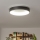 Brilagi - ściemnialna oprawa sufitowa LED FALCON 80W 230V 3000-6500K Ø 60 cm czarna + pilot zdalnego sterowania