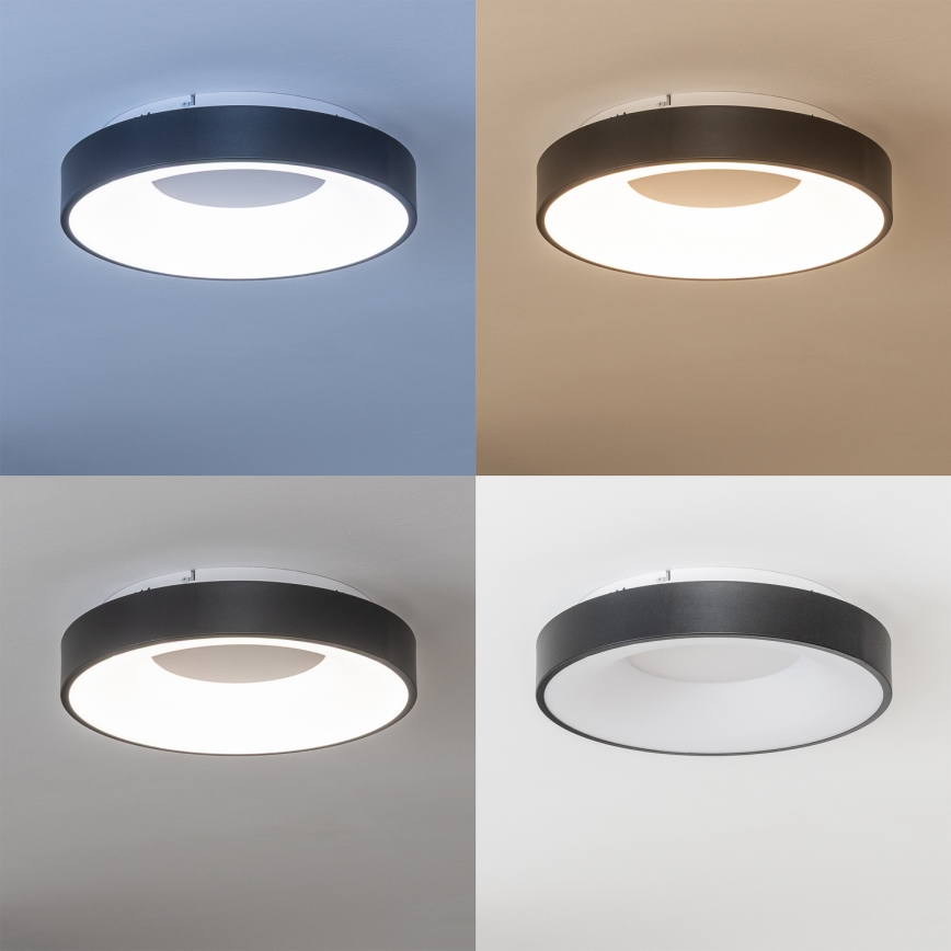 Brilagi - ściemnialna oprawa sufitowa LED FALCON II LED/67W/230V 3000-6500K śr. 40 cm czarna + pilot zdalnego sterowania