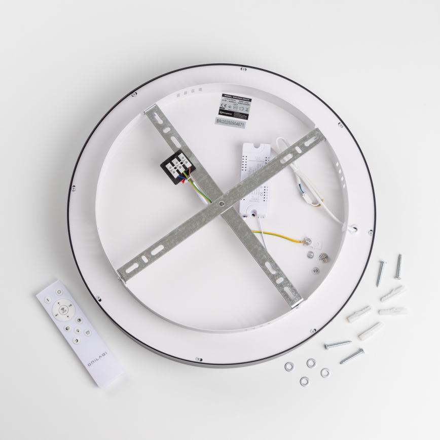 Brilagi - ściemnialna oprawa sufitowa LED FALCON II LED/67W/230V 3000-6500K śr. 40 cm czarna + pilot zdalnego sterowania