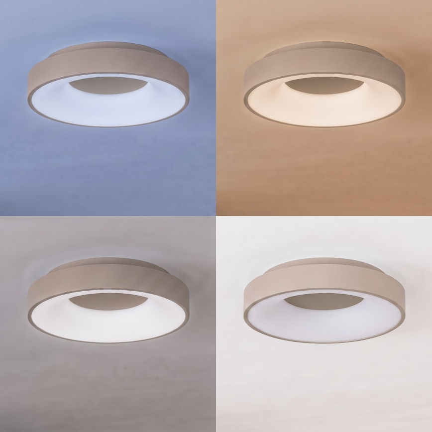 BRILAGI - LED ściemnialna oprawa sufitowa FALCON II LED/67W/230V 3000-6500K śr. 40 cm beżowa + zdalne sterowanie